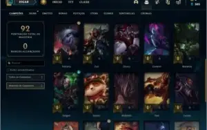 Conta bronze 2 BARATA com 13 skins e 30 champs