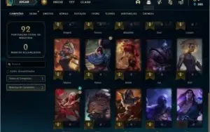 Conta bronze 2 BARATA com 13 skins e 30 champs