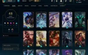 conta lol level 174