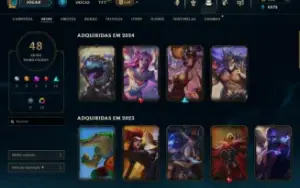 conta lol level 174