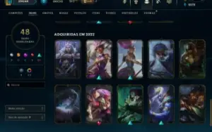 conta lol level 174