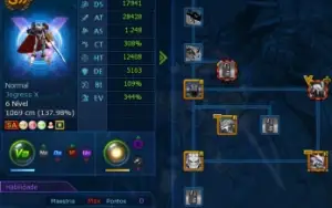 Conta End-Game LA-Omegamon com Rank U