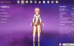 Conta Genshin AR 55 - Ayato + Yae Miko + Navia