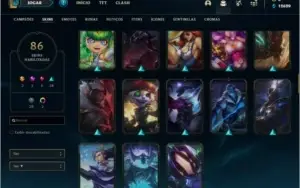 Conta prata 2 com MUITA SKIN