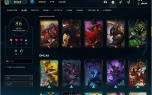 Conta prata 2 com MUITA SKIN