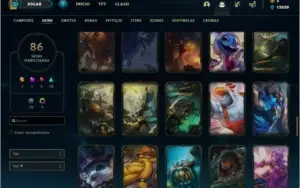 Conta prata 2 com MUITA SKIN