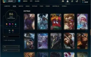 Conta prata 2 com MUITA SKIN