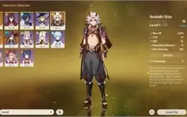 Genshin Impact | AR10 Itto + Mona + Qiqi [Starter]