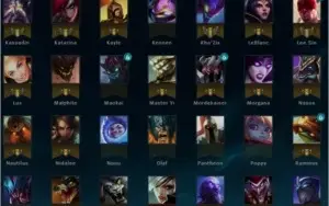 CONTA COM 32 SKINS(Varias legacy e Vitoriosas)80Champ noRank