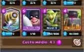 Clash Royale- 3 lendárias- troca de nome disponível