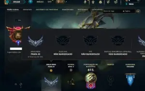 Prata 3 com TODOS os champs e 126 Skins ( Nivel 596 )