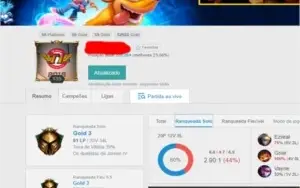 CONTA LOL 72 SKINS OURO 3