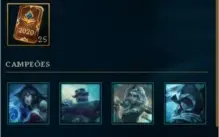 Conta League of Legends Smurf com RP,Skins e Passe !