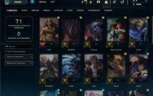 Esmeralda 4 com 35 Champs e 3 Skins + 20 Espolios