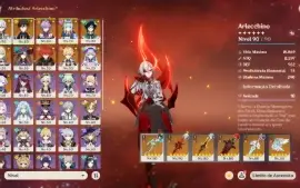 ⭐ GENSHIN IMPACT - AR56, 16T5, Arlecchino + Bis, Zhongli + B