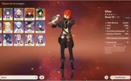 GENSHIN IMPACT-NA - AR 40 - Diluc,Jean,Venti,wolf's grave