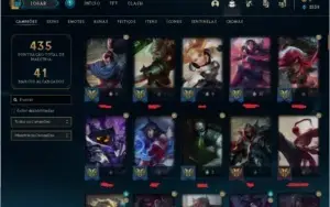 Conta nvl 312, 102 skins (2 ultimates), 8 m7 e 10 m6