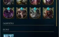 Conta nvl 312, 102 skins (2 ultimates), 8 m7 e 10 m6