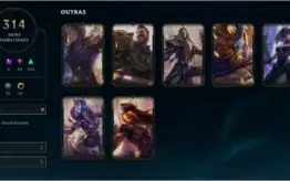conta diamon lol season 5 ate  atual S11 diamon, full champ.