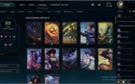 Conta gold solo-88 skins(2 ultimate,4 lendaria e 32 legados)