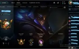 Conta gold solo-88 skins(2 ultimate,4 lendaria e 32 legados)