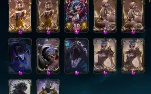 Conta LV 650, Ouro 4, 592 skins, todos os campeões