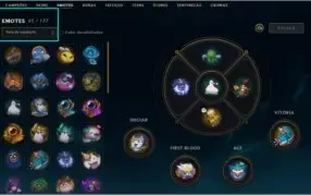 141 Skins, todos campeões e 15k de EA.
