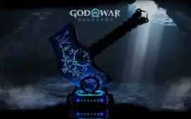 Mjolnir God of War Ragnarok Martelo stl 3d led