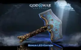 Mjolnir God of War Ragnarok Martelo stl 3d led