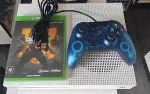xbox one s 500gb + jogo + controle c/fio