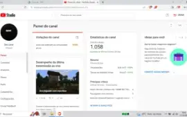 Canal no youtube com 1k