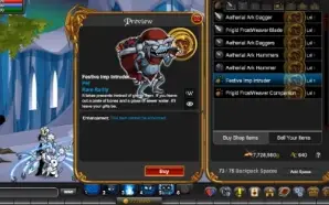 Conta AQW simples lvl100 com alguns raros .