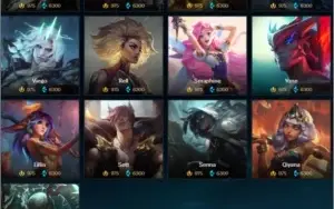 Conta antiga com quase 200 skins
