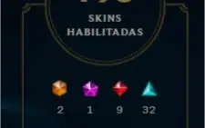 Conta antiga com quase 200 skins