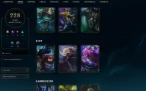 Conta (NFA) League of Legends 228 skins (Entrega Automática)