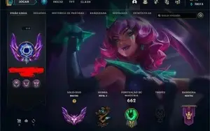 Conta de lol LVL 434, 476 skins all champs, MMR diamante 1