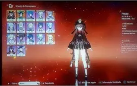 Conta genshin impact PS4 - hutao- venti-kequing- AR 41