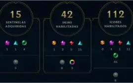 Conta LOL - Platina IV - Lux academia de batalha prestígio