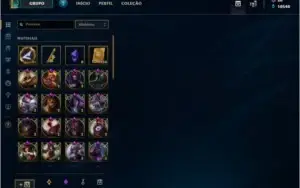Conta de LOL 2300R$ em skins - Último elo - D4