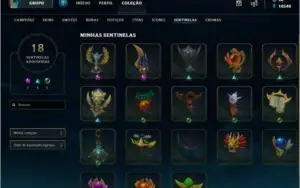 Conta de LOL 2300R$ em skins - Último elo - D4