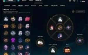 Conta de LOL 2300R$ em skins - Último elo - D4