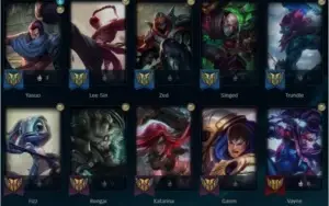 Conta League of Legends Diamante 4 196 skins