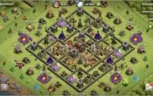CLASH OF CLANS CV10 (CONTA ANTIGA PARADA)