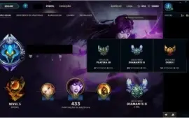 Conta de lol Diamante II - All champs, 200+ Skins