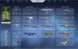 Conta valorant 4 facas 3 passes Vandal Sublime e Phantom Oni