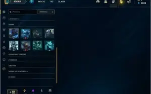 CONTA PLATINA II 58 CHAMPS E  22 SKINS