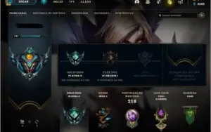 CONTA PLATINA II 58 CHAMPS E  22 SKINS
