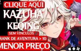 ✨Genshin Impact conta com Kazuha keqing AR10✨