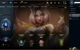 Conta lol plat 4 253 skins com ahri prestígio