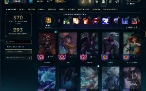 Prata 4 com 100 Champs e 58 Skins ( JG / ADC / TOP )